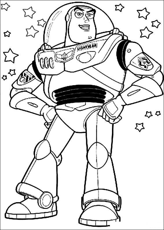 Plansa de colorat cu Toy Story 43 99